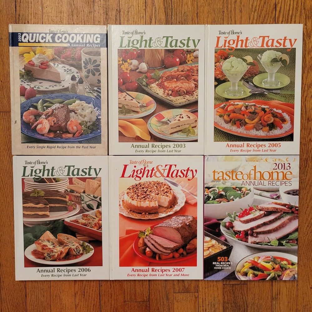 Taste of Home Southern Living 9 Cookbook Lot 2003-2013 Annual Recipes Book
